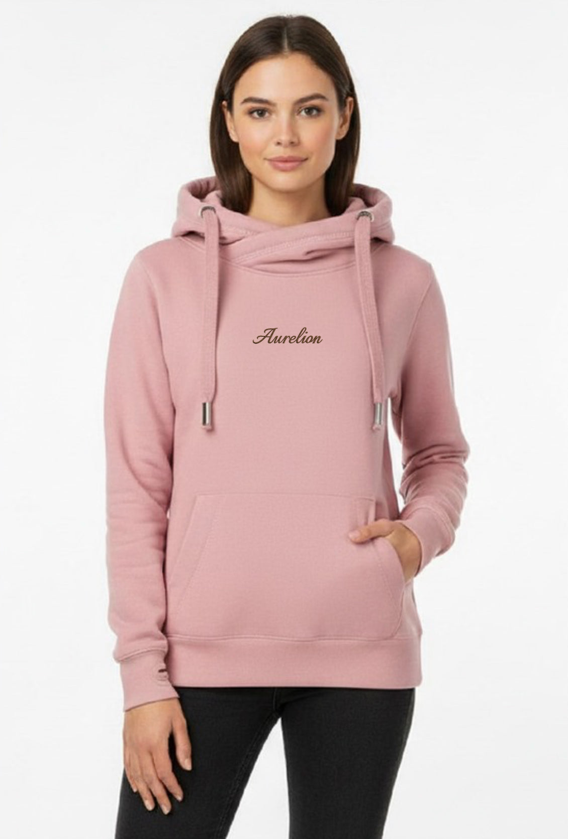 Aurelion Cross Neck Hoodie