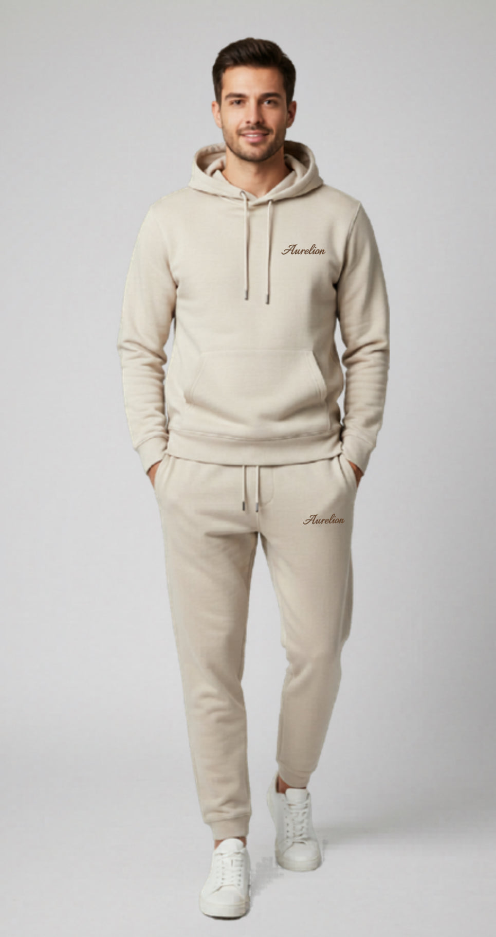 Aurelion Organic Cuffed Joggers