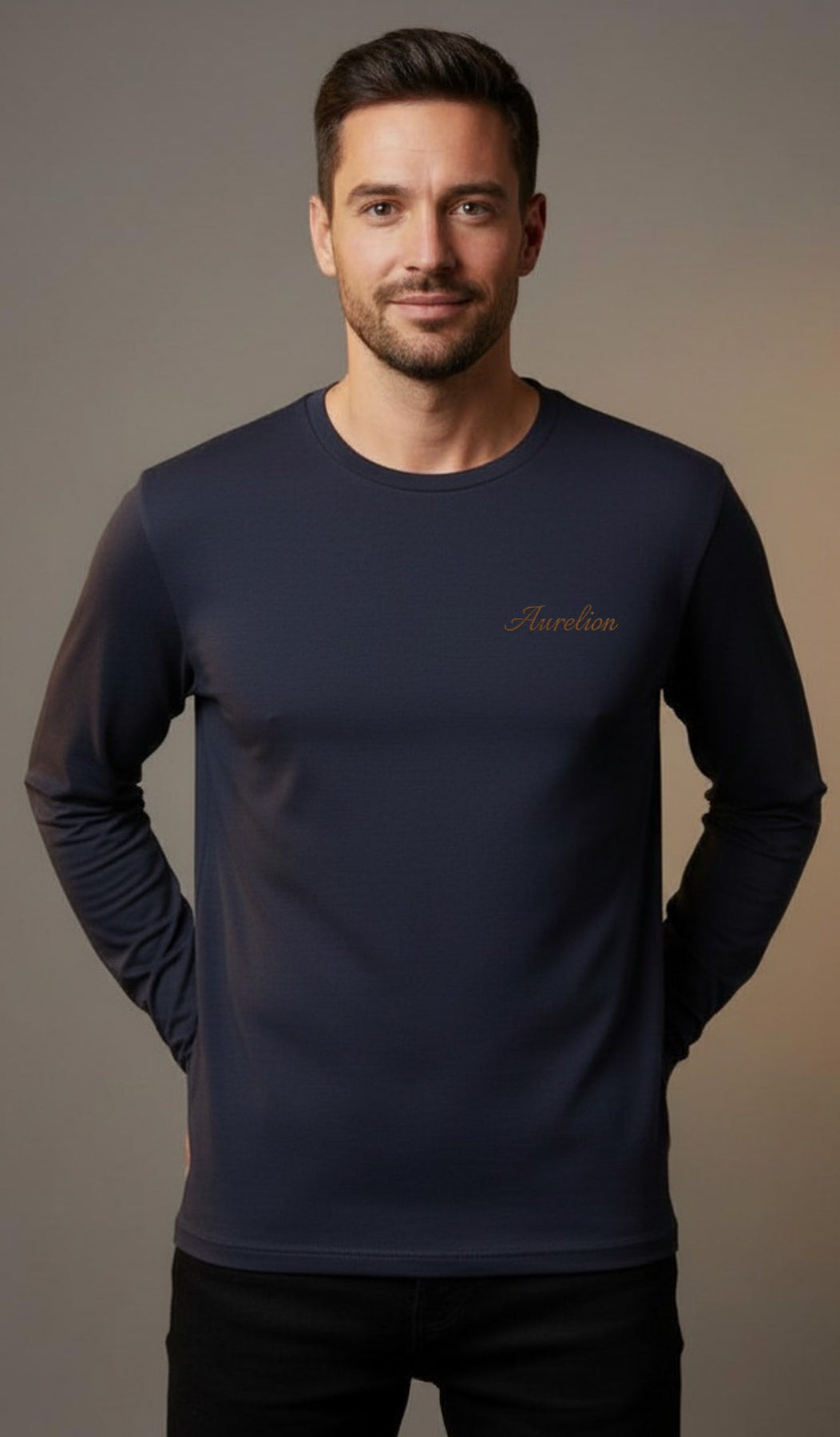 Aurelion Organic Long Sleeve T-Shirt