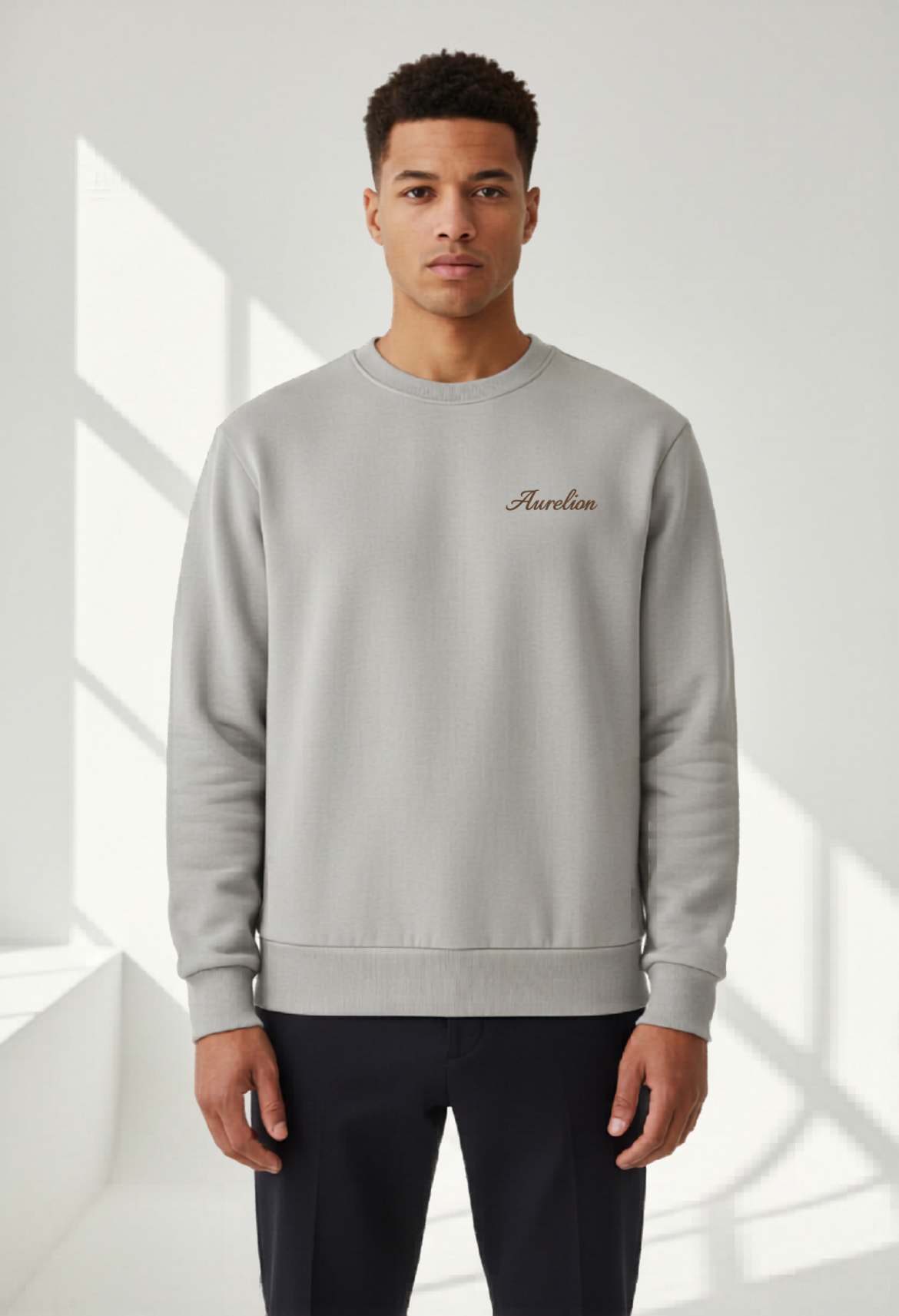 Aurelion Heavyweight Crew Neck Jumper