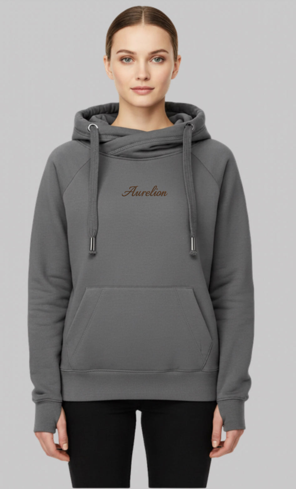 Aurelion Cross Neck Hoodie
