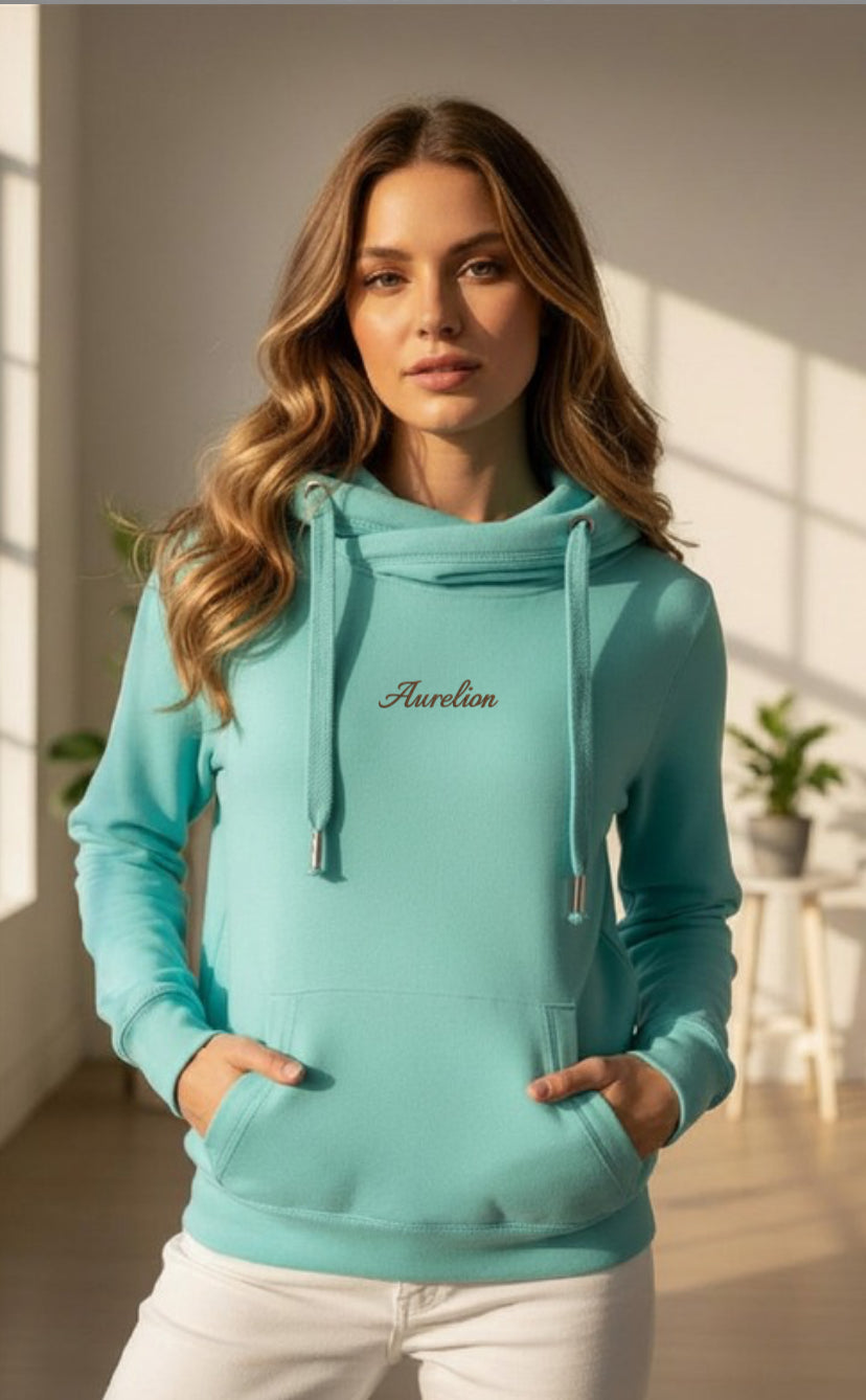 Aurelion Cross Neck Hoodie