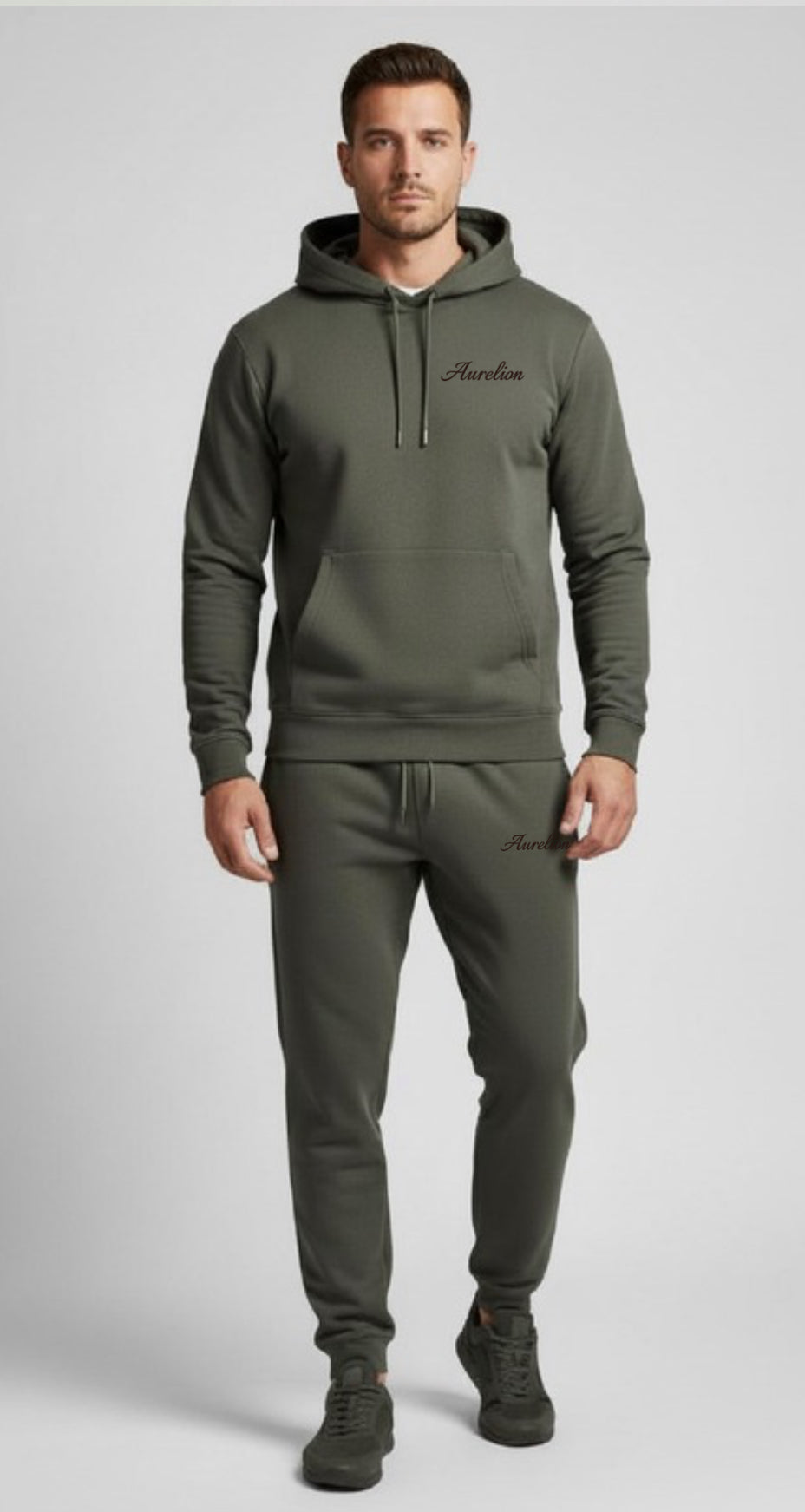 Aurelion Organic Cuffed Joggers