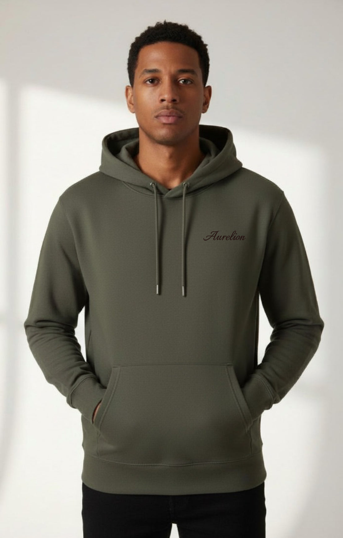 Aurelion Organic Drawstring Hoodie