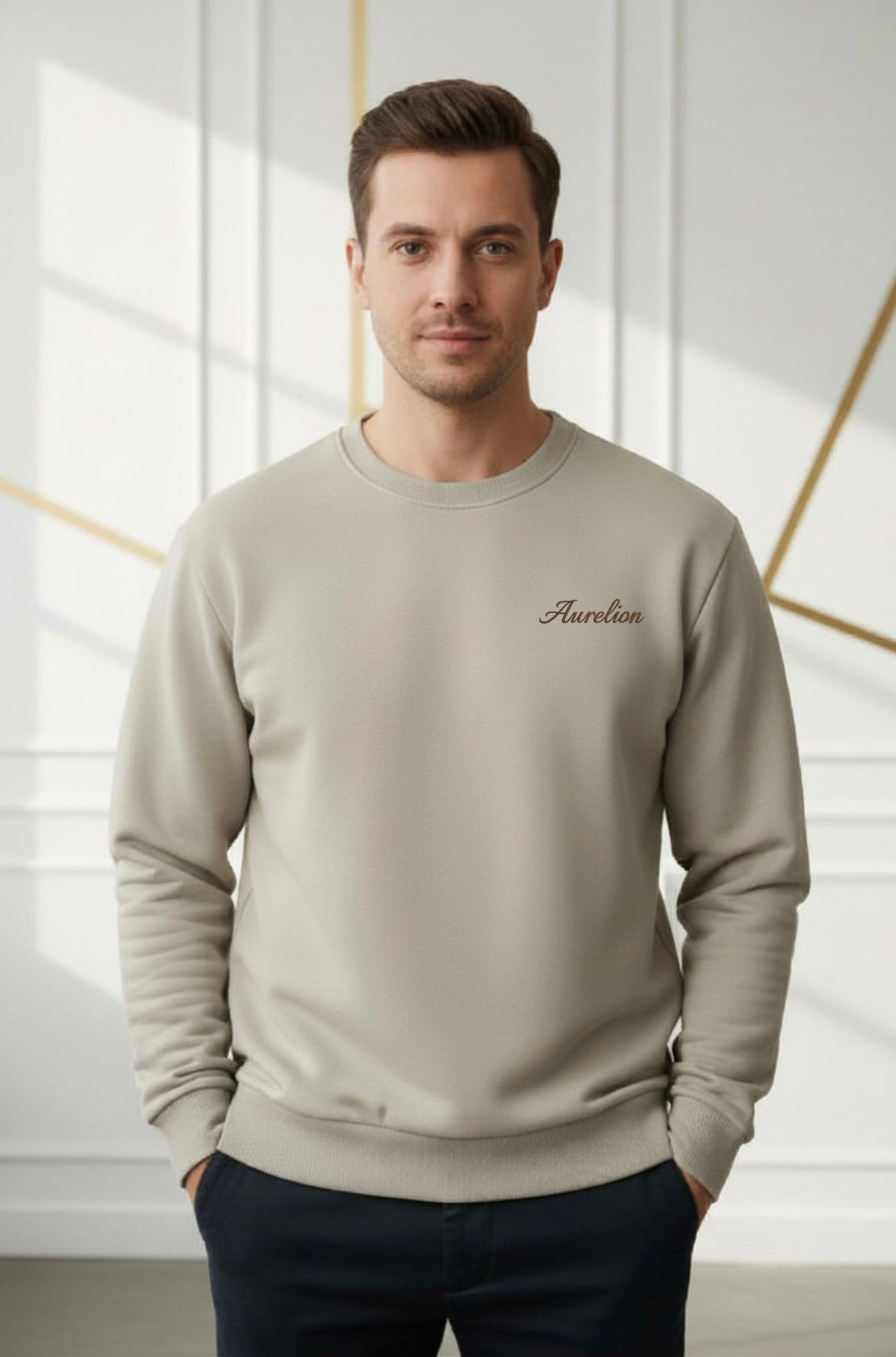 Aurelion Heavyweight Crew Neck Jumper
