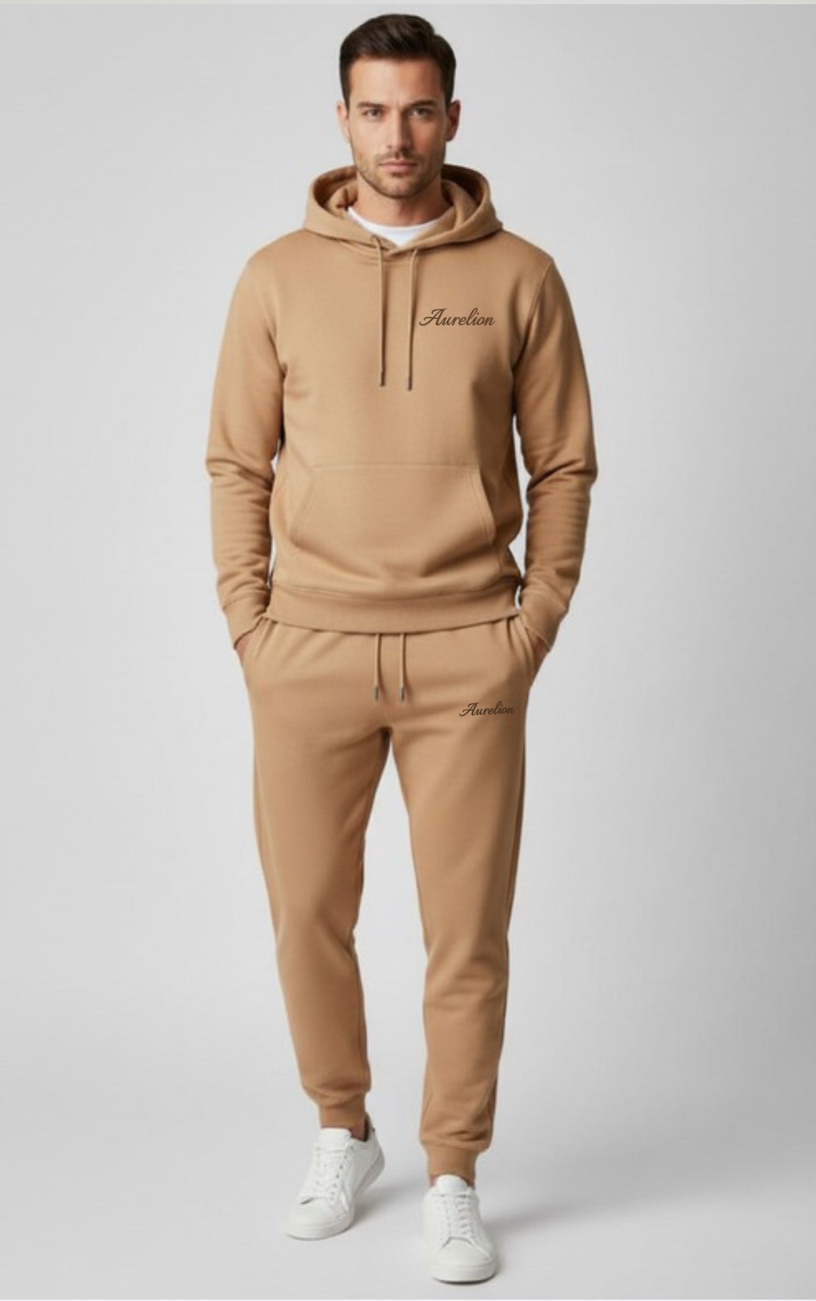 Aurelion Organic Cuffed Joggers