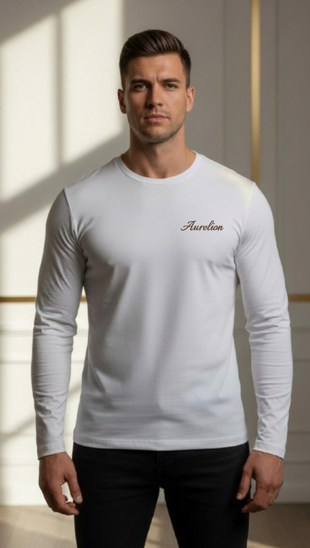Aurelion Organic Long Sleeve T-Shirt