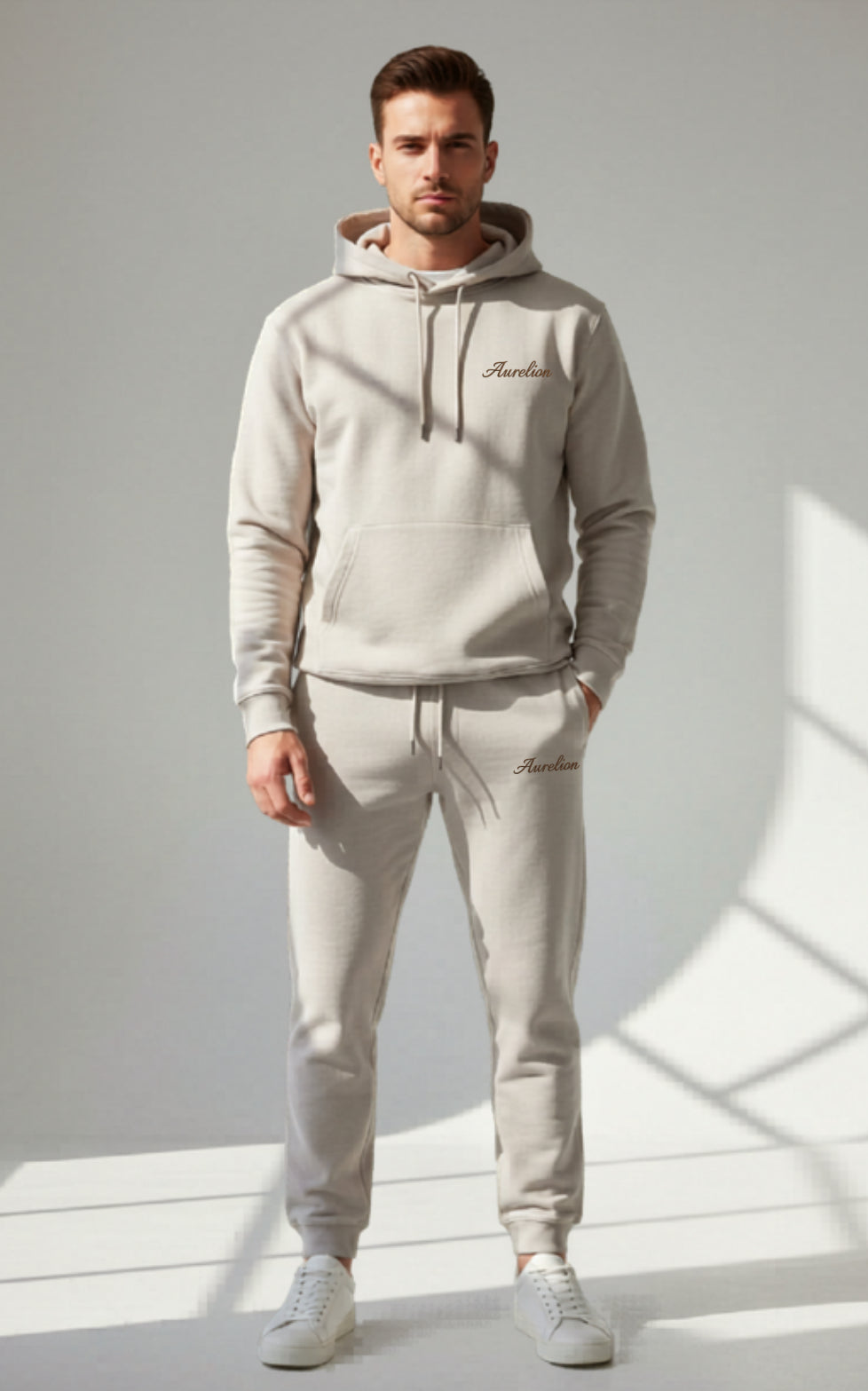 Aurelion Organic Cuffed Joggers