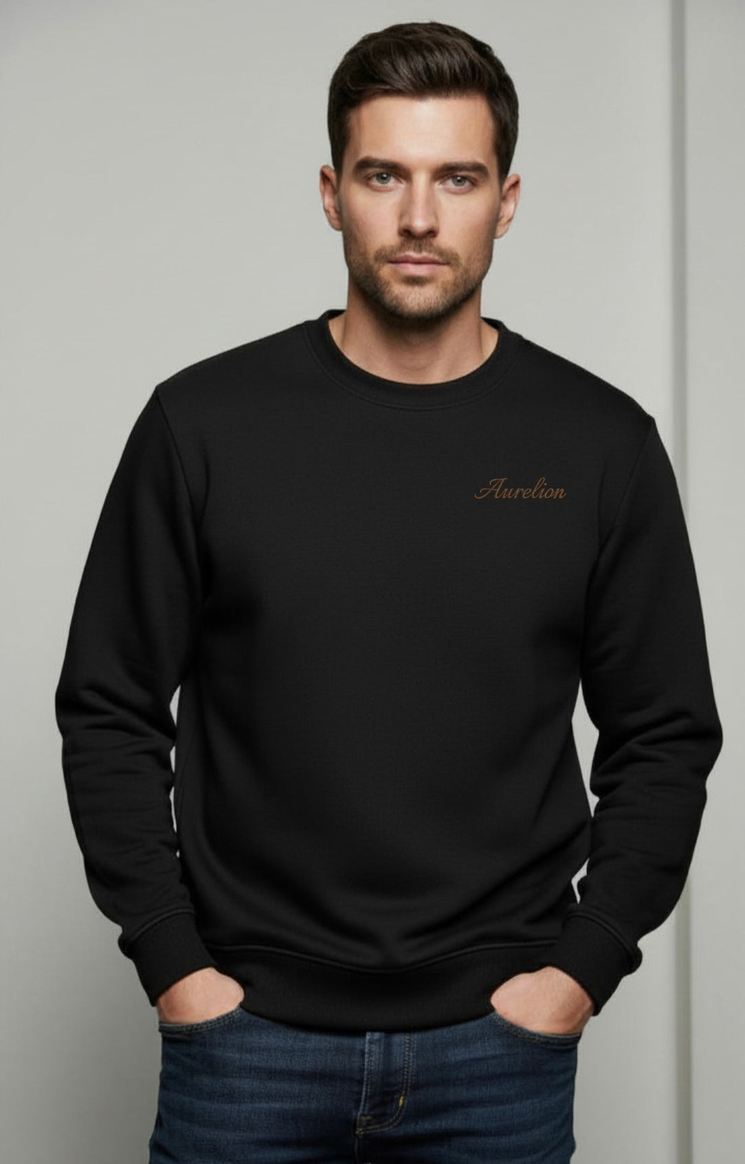 Aurelion Heavyweight Crew Neck Jumper