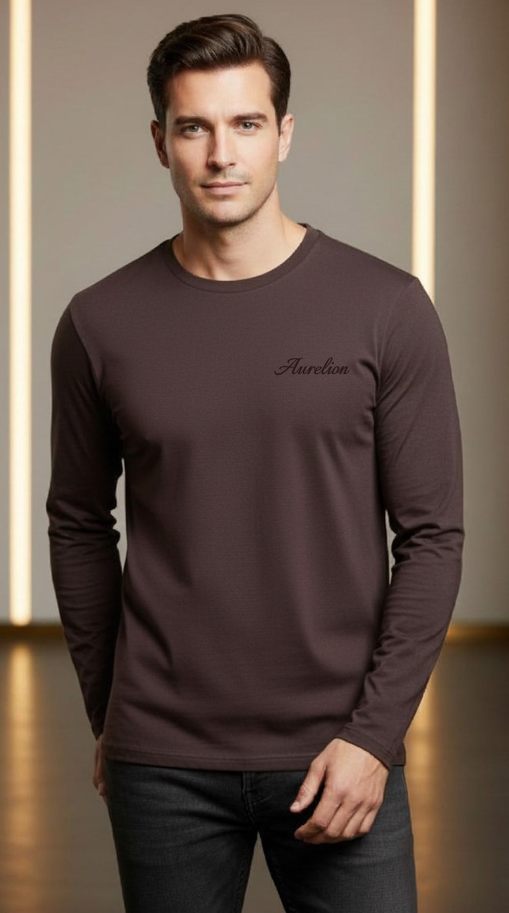 Aurelion Organic Long Sleeve T-Shirt