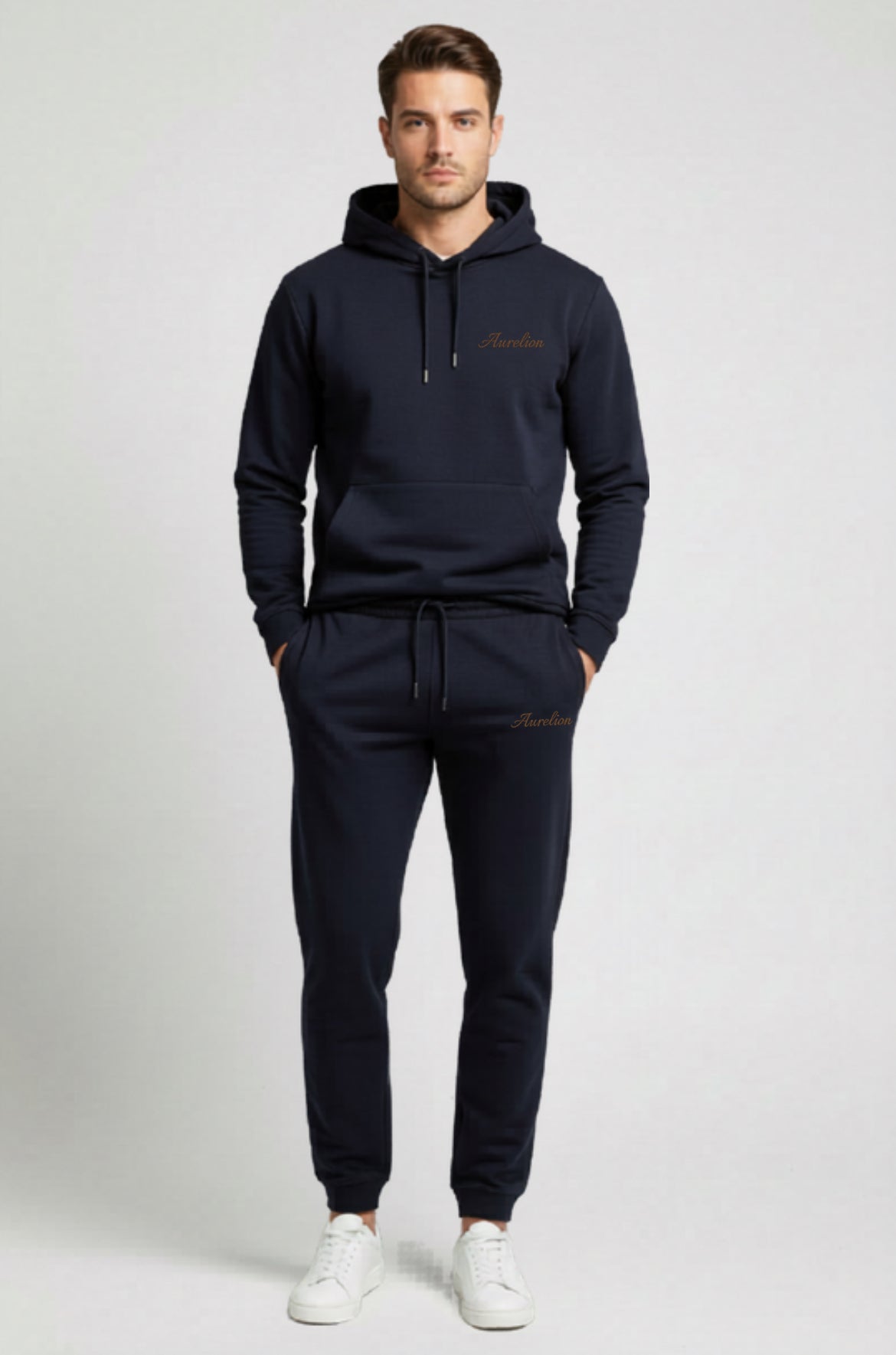 Aurelion Organic Cuffed Joggers