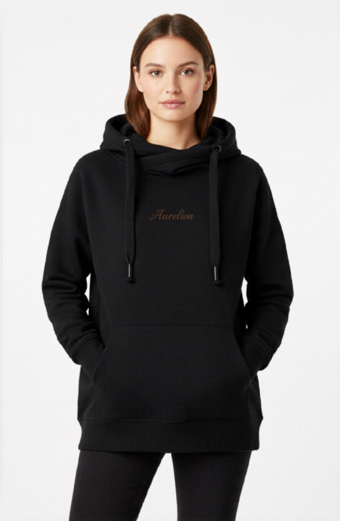 Aurelion Cross Neck Hoodie