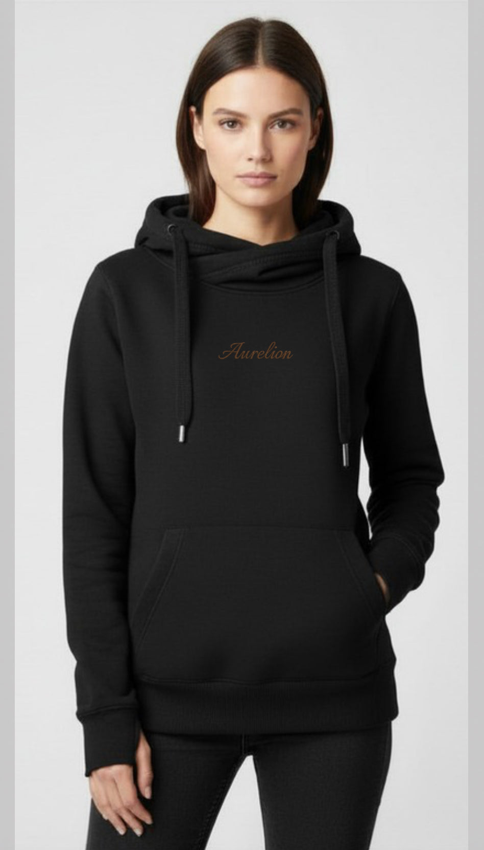Aurelion Cross Neck Hoodie
