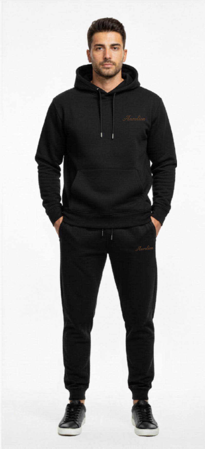 Aurelion Organic Cuffed Joggers