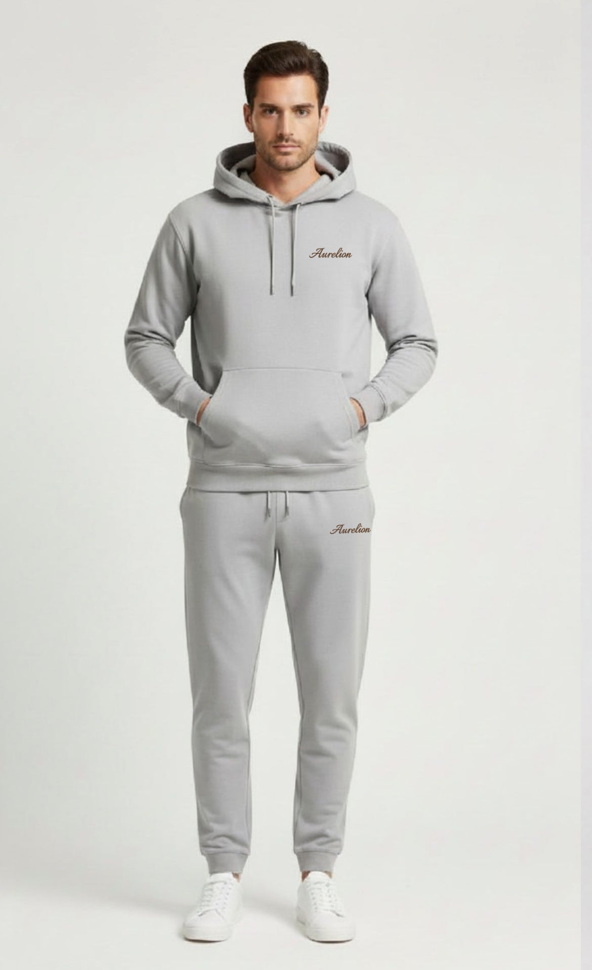 Aurelion Organic Cuffed Joggers