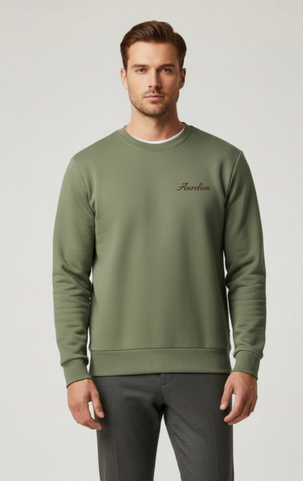 Aurelion Heavyweight Crew Neck Jumper